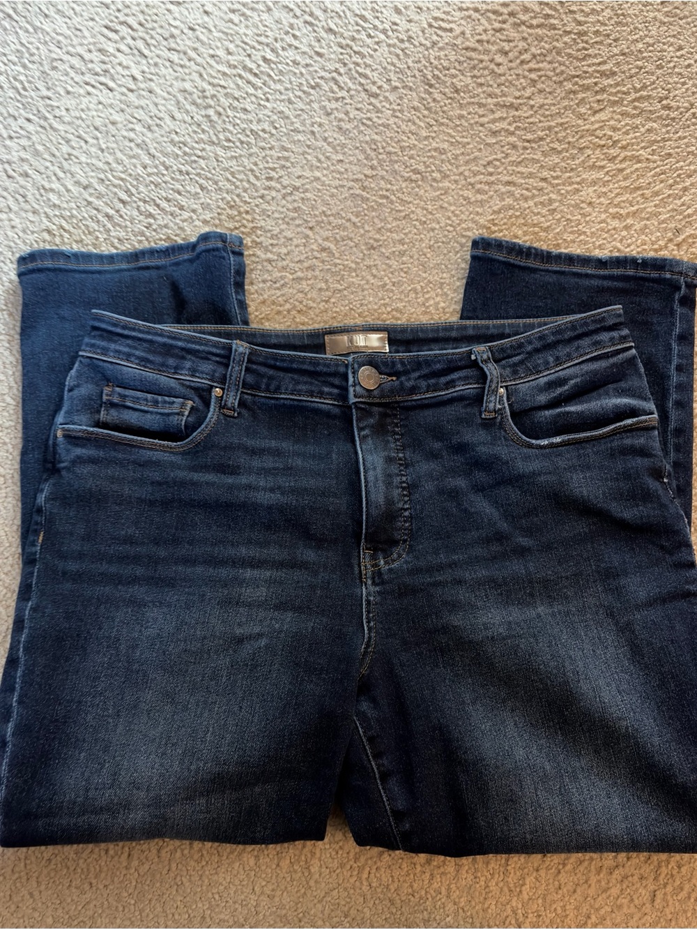 Kut from the Kloth Reese High Rise Fab Ab Ankle Straight Leg - Picture 3 of 8
